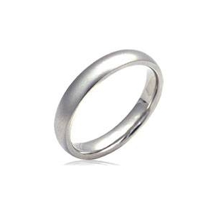 【訳あり・在庫処分】 ステンレス製リング メンズレディース兼用 マットタイプ甲丸型 23号
