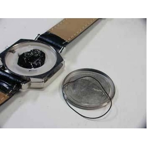 時計用工具 腕時計防水用　シリコングリース　(塗布スポンジ付オイル)