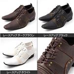 Bracciano スタイリッシュ2WAYシューズ レースアップ D.BROWN 26.5