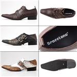 Bracciano スタイリッシュ2WAYシューズ レースアップ D.BROWN 26