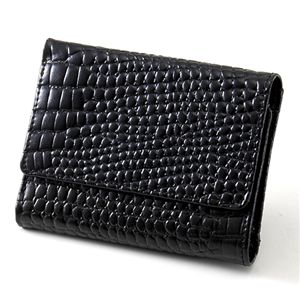 クロコダイル型押し　牛革財布＆キーケース