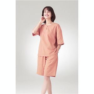 ガーゼさわやかパジャマ ローズピンク Mサイズ