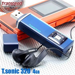 Transcend MP3v[[ T.sonic 320 4GB@̏ڍׂ݂