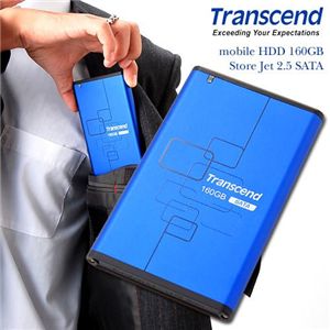 Transcend oCHDD 160GB Store Jet 2.5 SATA@̏ڍׂ݂