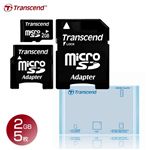 Transcend(トランセンド) microSD 2GB 5枚＋マルチカードリーダー(P8 Aqua)セット