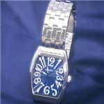 ジョルジュレッシュ 紳士　３針メタル腕時計 GR-14001-05 ダークブルー