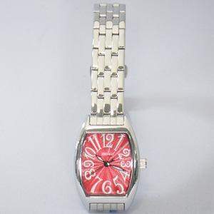 ジョルジュレッシュ 婦人 3針メタル腕時計 GR-14002-03 レッド