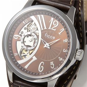 ficce（フィッチェ） ツインムーブ メンズ レザーウォッチ FC-11034