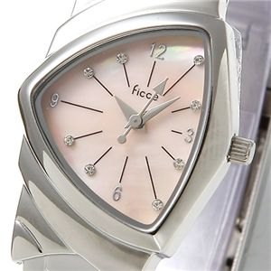 ficce(フィッチェ) レディースブレスウォッチ FC-11029-03/ピンクシェル文字盤