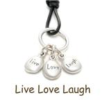 DOGEARED WORD JEWELS/LIVE LOVE LAUGH