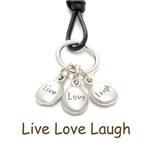 DOGEARED WORD JEWELS/LIVE LOVE LAUGH