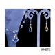 SWAROVSKI�l�b�N���X���s�A�XSET(�z���C�g)