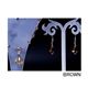 SWAROVSKI�l�b�N���X���s�A�XSET(�u���E��)