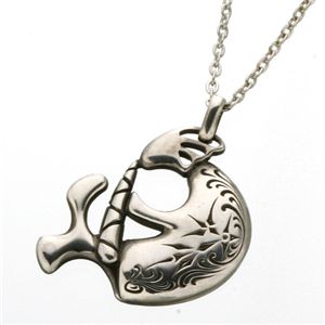 幸運のココペリシルバーネックレス 50cm/喜平チェーン