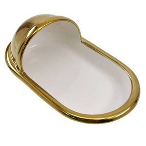 便器のカタチのカレー皿 和式/Gold Premium