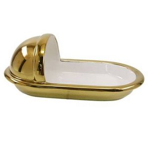 便器のカタチのカレー皿 和式/Gold Premium