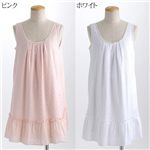 今、絶対コレ着たい♪カットワークノースリーブワンピース ホワイト