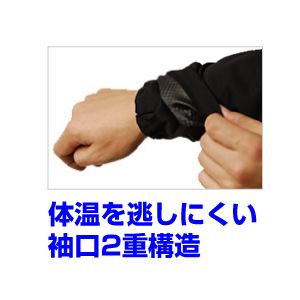 30UPシェイプスーツCUBE ブラック×ホワイト男性用 3Lサイズ