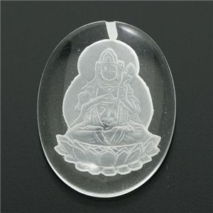 水晶守護神本尊ペンダント 午（勢至菩薩） レディース