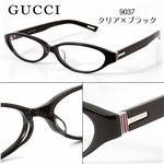 GUCCI(グッチ) ダテメガネ GG9037J-807／9037・クリア×ブラック