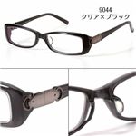 GUCCI(グッチ) ダテメガネ GG9044J-B9H／9044・クリア×ブラック