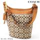 COACH　ショルダーバッグ　11438 カーキ×サドル