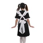 プリーツメイド服　黒　M