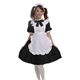 プリーツメイド服　黒　Men's