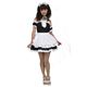 美しいメイドさん　黒　M