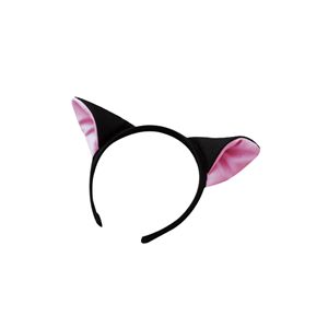 猫耳カチューシャ 黒 F
