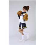 チアガール 長袖 紺 M