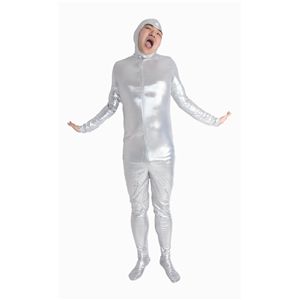 全身タイツくん 銀 L