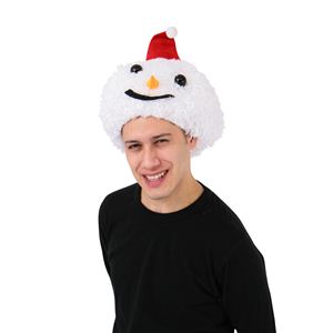 クリスマスコスプレ スノーマンアフロ