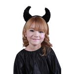 【2012ハロウィンコスプレ】ボアデビルカチューシャ ブラック