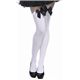y2012nEBz Knee high stocking bow top White with Black bowij[nC\bNX@nɍ{j 4560320843634