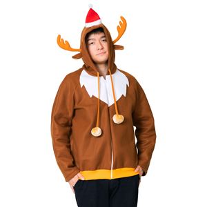 【クリスマスコスプレ】トナカイパーカー Men's