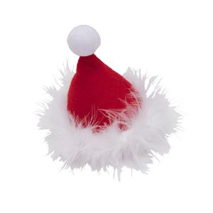 【クリスマスコスプレ 衣装】サンタ帽ヘアピン