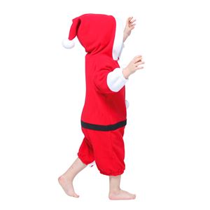 【クリスマスコスプレ】サンタカバーオール 子供80