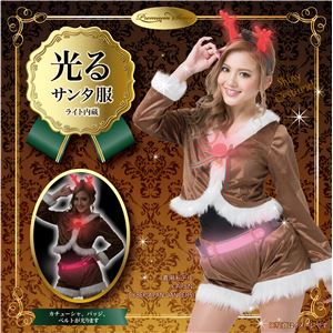 【クリスマスコスプレ 衣装】光る! エレクトリックホットパンツトナカイ
