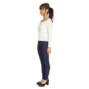 ウルトラフィツト美脚パンツ 青デニム Sサイズ