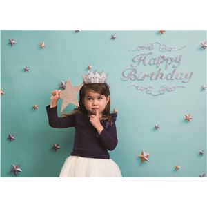 フォトポスター イエスタ Happy Birthday ミントグリーン