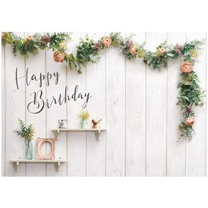 フォトポスター イエスタ Happy Birthday シャビーハウス