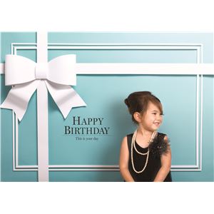 フォトポスター イエスタ Happy Birthday ロイヤルブルー