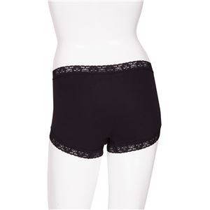 サニタリーショーツ ブラック はきぐちレース L