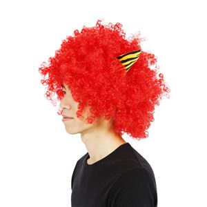 【コスプレ】角付ハイパーアフロ赤