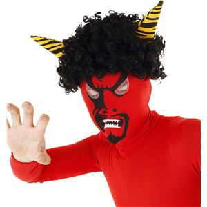 【コスプレ】リアル鬼マスク 赤