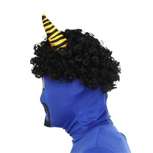 【コスプレ】リアル鬼マスク 青