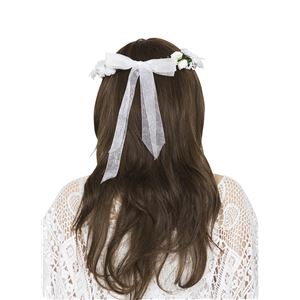 花かんむり&バングルセット ホワイト