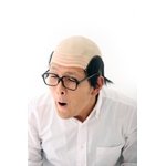 昭和のお父さん風【カツラ】黒メガネ付き