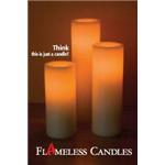 Frameless　Candle　CA10302-WH